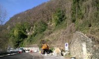 Cannobio
SS34 : foto della zona della frana