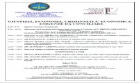 Verbania
Convegno "Giustizia, economia, criminalità economica"