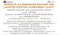 Verbania
Presentazione Centri Estivi Comunali
