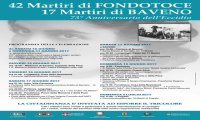 Verbania
Celebrazioni 42 Martiri di Fondotoce e 17 Martiri di Baveno