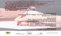 Domodossola
Il testamento biologico