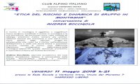 Verbania
“Etica del rischio e dinamica di gruppo in montagna”