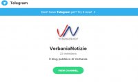 Verbania
VerbaniaNotizie è attivo su Telegram