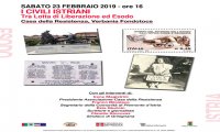Verbania
"I civili istriani. tra lotta di liberazione ed esodo"