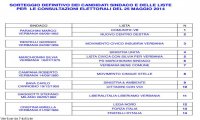 Verbania
Sette candidati, quattordici liste: sorteggiato l’ordine