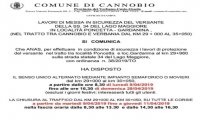 Cannobio
SS34: senso unico alternato e chiusura