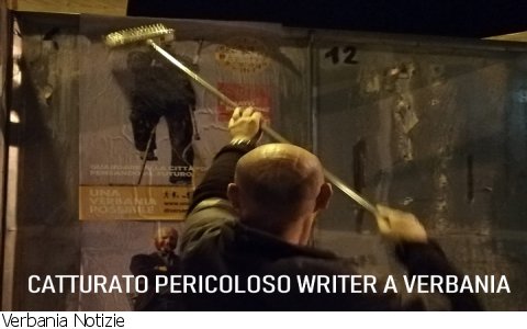 Verbania
Colto sul fatto pericoloso writer verbanese