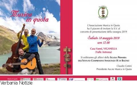 Viganella
Musica in quota 2019 Viganella
Musica in quota 2019