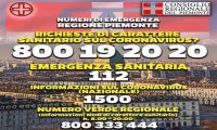 Fuori Provincia
Coronavirus: aggiornamenti (1/3/2020) da Regione Piemonte