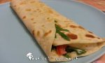 
Bella zia: Piadine al  pomodoro e rucola