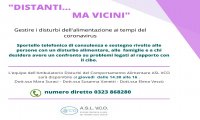 Verbania
Sportello telefonico per disturbi della condotta alimentare