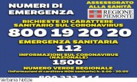 Fuori Provincia
Coronavirus: aggiornamenti (24/6/2020 - ore 17.00) da Regione Piemonte