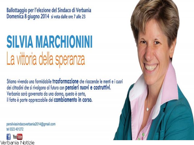 Silvia Marchionini 'l'appello finale al voto'