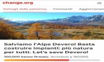 Baceno
“Salviamo l'Alpe Devero!” ha superato le centomila firme