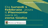Fuori Provincia
Emergenza Covid: Piemonte in zona Gialla da lunedì