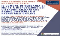 Verbania
Vaccinazione over 70: il Comune offre assistenza