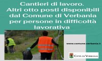 Verbania
Otto posti per chi è in difficoltà lavorativa