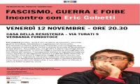 Verbania
"Fascismo, guerra e foibe"