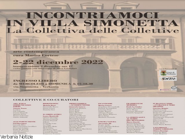 Collette Simonetta 'Incontriamoci in Villa Simonetta. La collettiva delle collettive'
