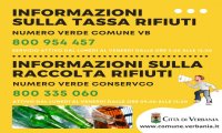 Verbania
Numero verde per Tassa Rifiuti