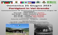 San Bernardino Verbano
Commemorazioni Rastrellamento Giugno '44 Val Grande