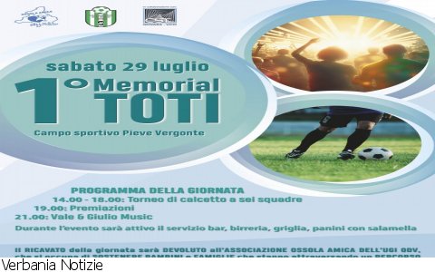 Pieve Vergonte
1° Memorial Toti