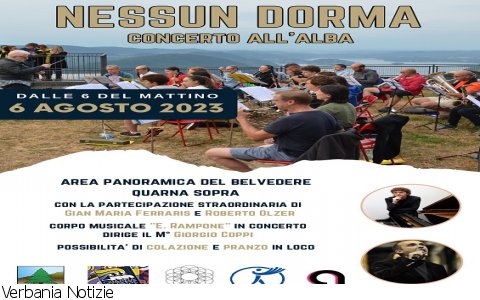 Quarne
Doppio appuntamento musicale a Quarna Sopra