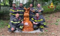 Stresa
Vigili del Fuoco onorano vittime Mottarone