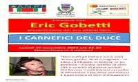 Omegna
Appuntamento con Eric Gobetti