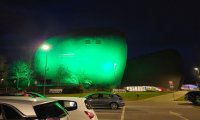 Verbania
Il Maggiore illuminato di verde