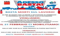 Verbania
CGIL e UIL: scioperi per morti sul lavoro