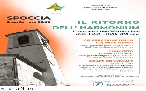 Cavaglio Spoccia
Il ritorno del Harmonium