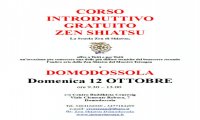 Domodossola
Corso introduttivo di Zen Shiatsu