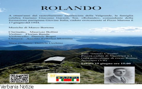 Arizzano
"Rolando - Eroe della Lotta di liberazione"