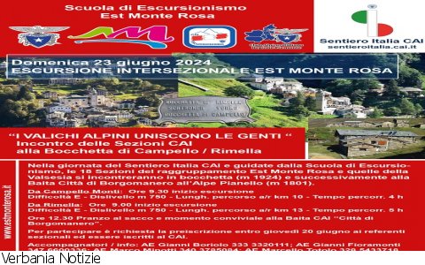 Valstrona
"I valichi alpini uniscono le Genti" 