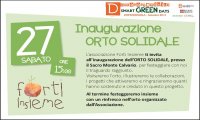 Domodossola
Forti Insieme inaugurazione Orto Solidale