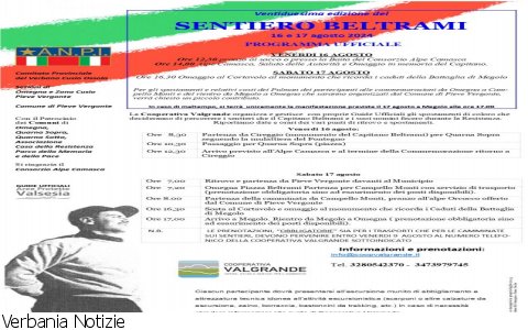 Quarne
Sentiero Beltrami