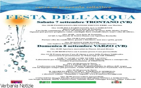 Trontano
Festa dell'Acqua