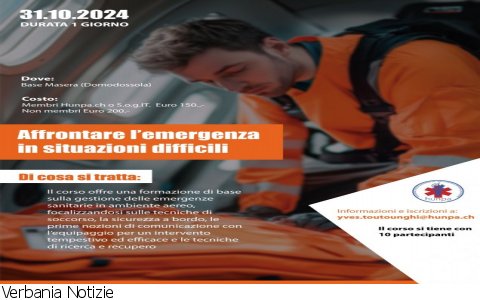 Masera
"Affrontare l'emergenza"