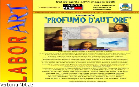 Piedimulera
"Profumo d'Autore" Piedimulera
"Profumo d'Autore"