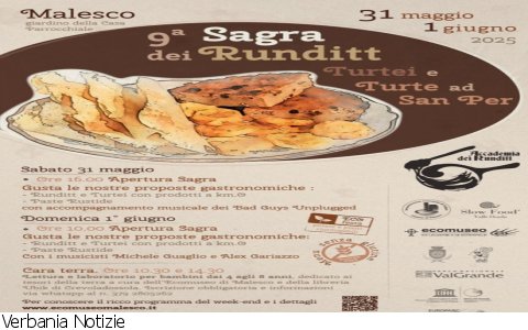 Malesco
Sagra dei runditt