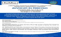 Verbania
"Avvocati in pericolo"