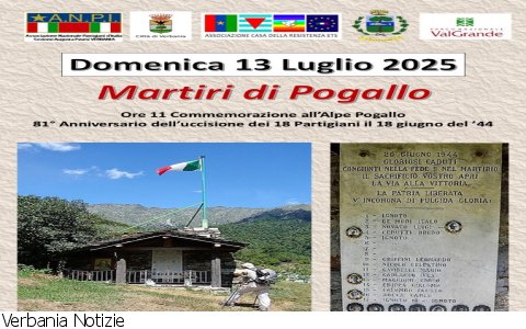 Cossogno
Commemorazione Martiri di Pogallo