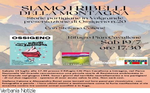 Intragna
"Siamo i ribelli della montagna"