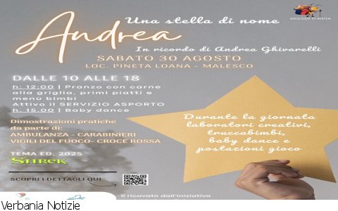 Malesco
"Una stella di nome Andrea"