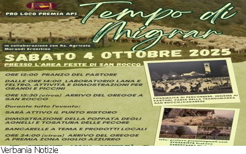 Premia
Tempo di Migrar 2025