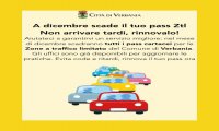Verbania
A dicembre scade il tuo Pass Ztl cartaceo