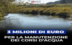 Manutenzione dei corsi d’acqua: dalla Regione Piemonte 3 milioni