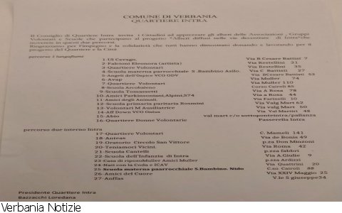 Verbania
"Alberi Diffusi e Riciclo Creativo” nelle vie  di Intra