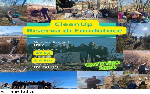 Verbania
Pulita la Riserva di Fondotoce